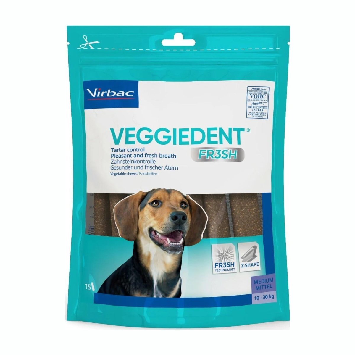 Veggiedent Dog Treats - 15 Pack - Pet Supply